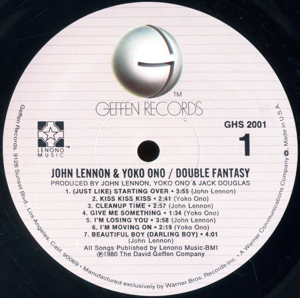 John Lennon & Yoko Ono : Double Fantasy (LP, Album, Jac)