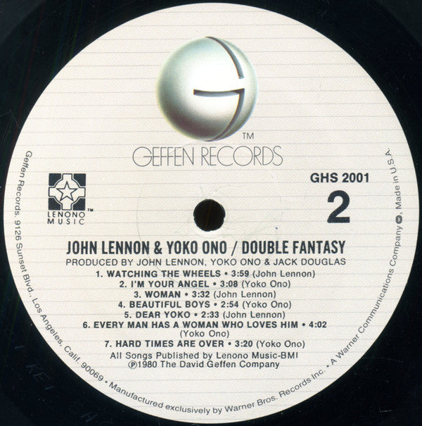 John Lennon & Yoko Ono : Double Fantasy (LP, Album, Jac)