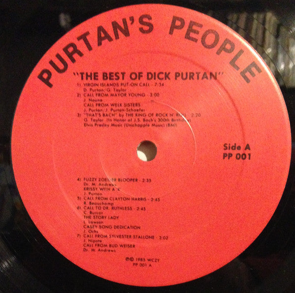 Dick Purtan : The Best of Dick Purtan (LP, Album)