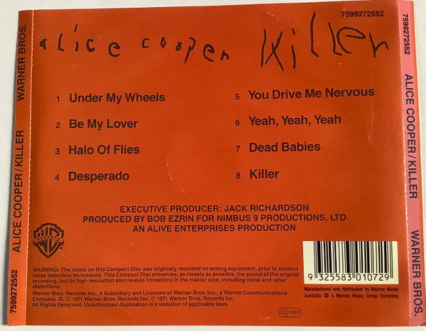Alice Cooper : Killer (CD, Album, RE)