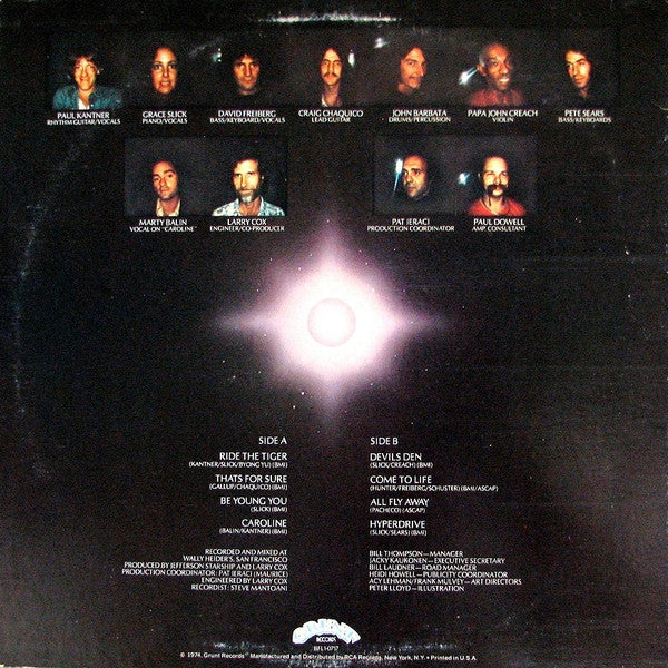 Jefferson Starship : Dragon Fly (LP, Album, Hol)