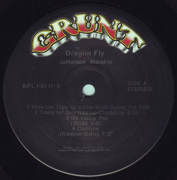 Jefferson Starship : Dragon Fly (LP, Album, Hol)