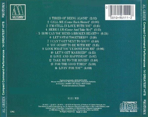 Al Green : 14 Greatest Hits (CD, Comp, Club)