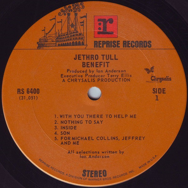 Jethro Tull : Benefit (LP, Album, RP, San)