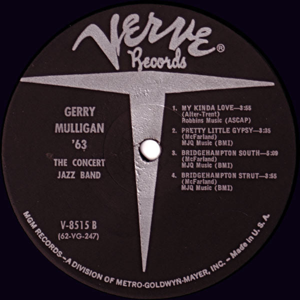 Gerry Mulligan & The Concert Jazz Band : Gerry Mulligan '63 (LP, Album, Mono)