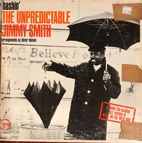Jimmy Smith : Bashin' The Unpredictable Jimmy Smith (LP, Album, Mono, Club, RE)