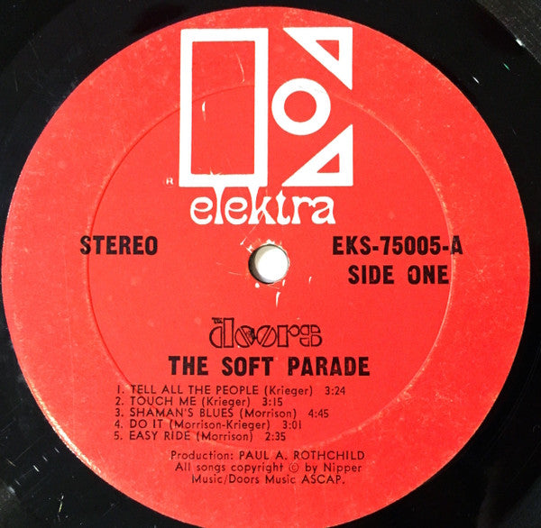 The Doors : The Soft Parade (LP, Album, Red)