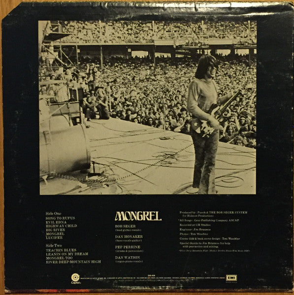 Bob Seger System : Mongrel (LP, Album, RP)