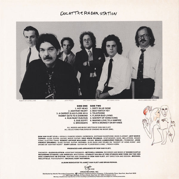 Captain Beefheart And The Magic Band : Doc At The Radar Station (LP, Album, All)