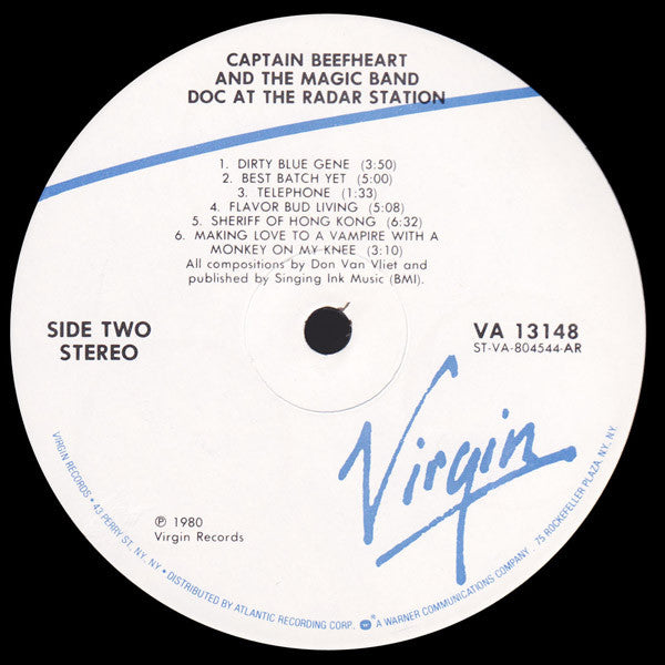 Captain Beefheart And The Magic Band : Doc At The Radar Station (LP, Album, All)