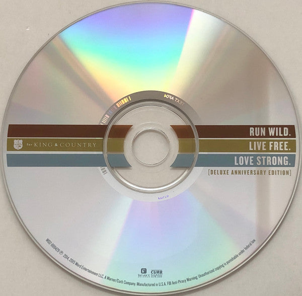For King & Country : Run Wild. Live Free. Love Strong. (Deluxe Anniversary Edition) (CD, Album, Dlx)