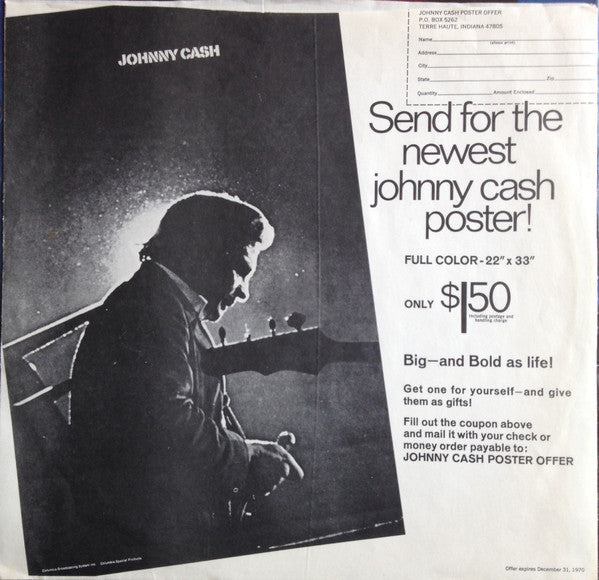 Johnny Cash : Hello, I'm Johnny Cash (LP, Album, Gat)