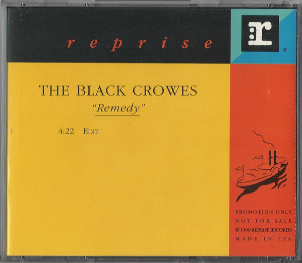 The Black Crowes : Remedy (CD, Single, Promo)