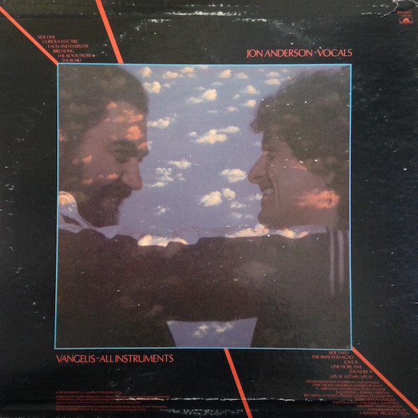 Jon & Vangelis : Short Stories (LP, Album, Ric)