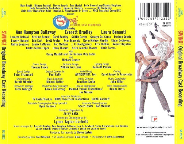 Various : Swing! (Original Broadway Cast Recording) (CD, Album)
