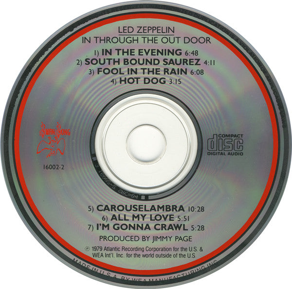 Led Zeppelin : In Through The Out Door (CD, Album, RE, RP)