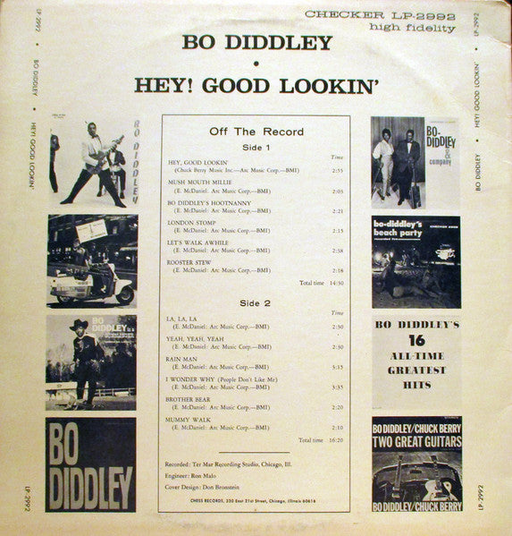 Bo Diddley : Hey! Good Lookin' (LP, Album, RP)