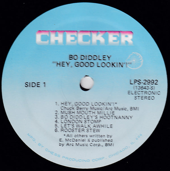 Bo Diddley : Hey! Good Lookin' (LP, Album, RP)