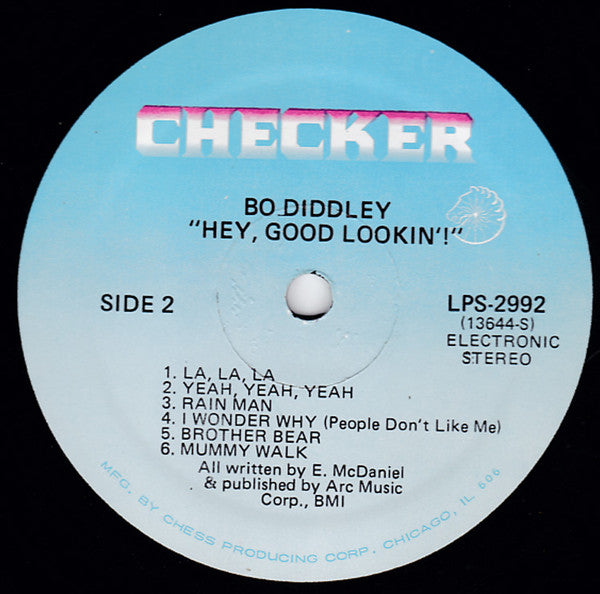Bo Diddley : Hey! Good Lookin' (LP, Album, RP)