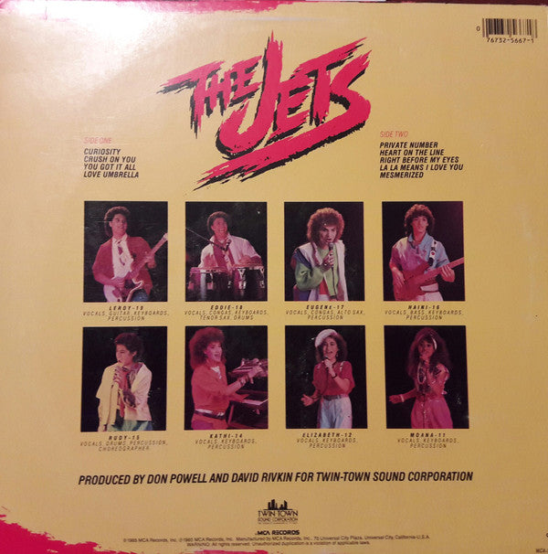 The Jets : The Jets (LP, Album, Club, CRC)