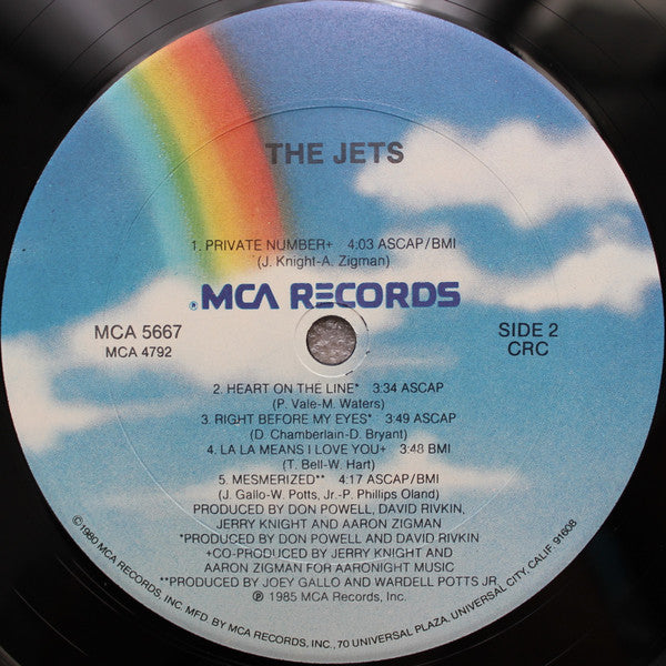 The Jets : The Jets (LP, Album, Club, CRC)