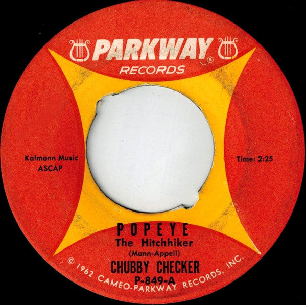 Chubby Checker : Popeye The Hitchhiker / Limbo Rock (7", Single)