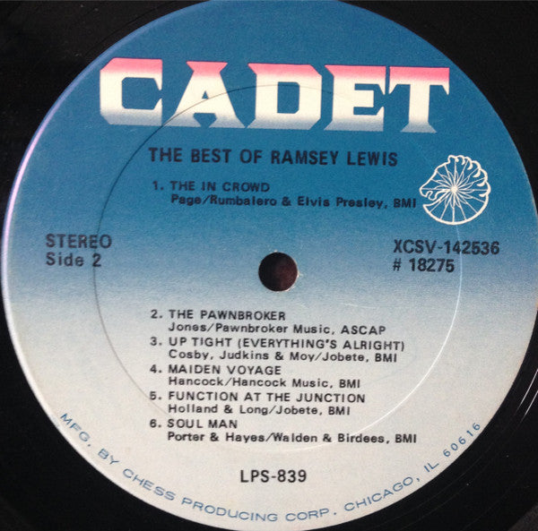 Ramsey Lewis : The Best Of Ramsey Lewis (LP, Comp)