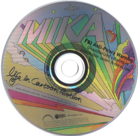 MIKA (8) : Life In Cartoon Motion (CD, Album)