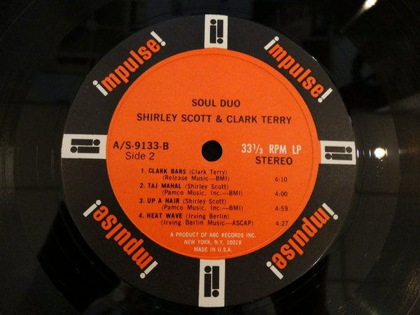 Shirley Scott & Clark Terry : Soul Duo (LP, Album, Gat)