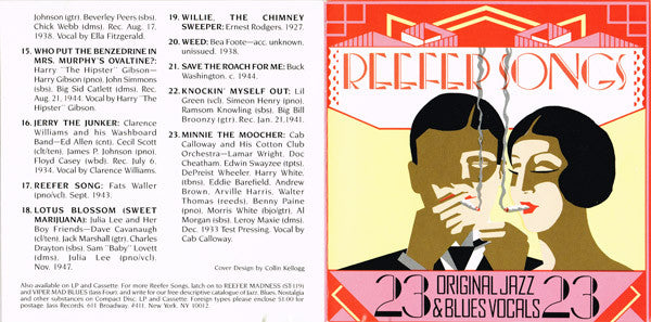 Various : Reefer Songs (CD, Comp, RE)