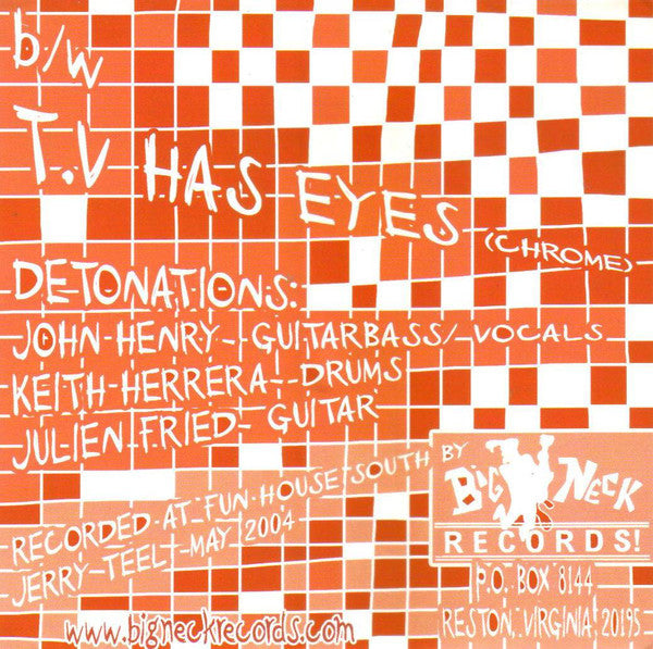 Detonations : Spy You In A Magazine (7", Cle)