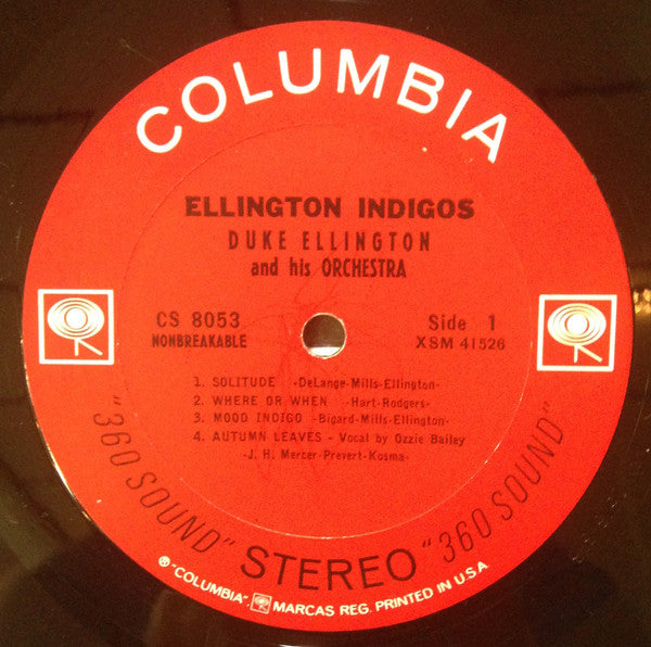 Duke Ellington And His Orchestra : Ellington Indigos (LP, Album, RE)