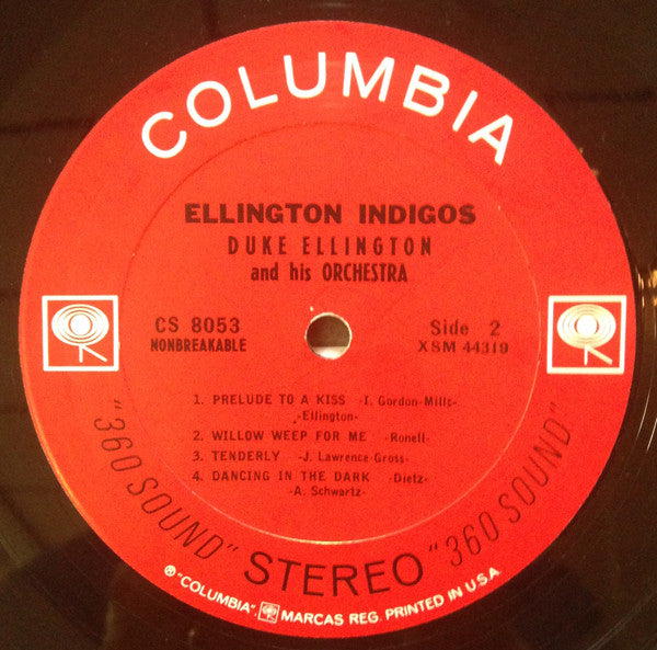 Duke Ellington And His Orchestra : Ellington Indigos (LP, Album, RE)