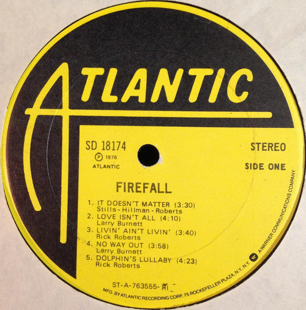 Firefall : Firefall (LP, Album, RI )
