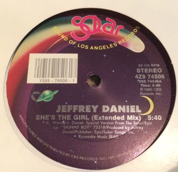 Jeffrey Daniel (3) : She's The Girl (12")