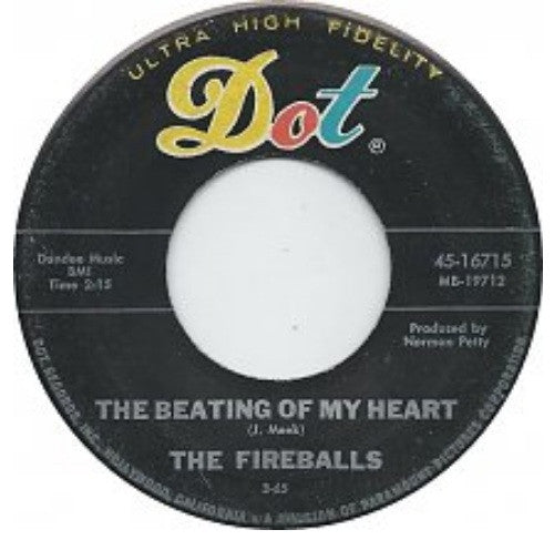 The Fireballs : More Than I Can Say / The Beating Of My Heart (7", Single)