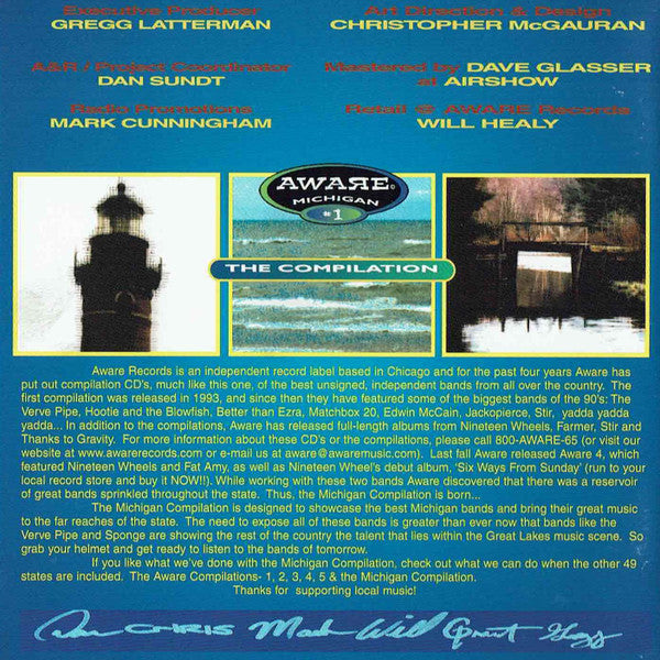Various : Aware Michigan: The Compilation #1 (CD, Comp, S/Edition)