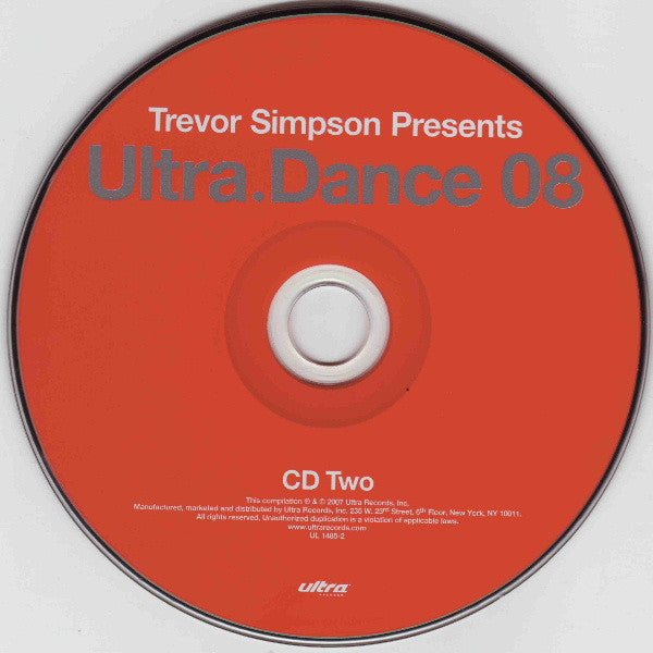 Riddler (7) & Trevor Simpson : Ultra.Dance 08 (2xCD, Mixed)