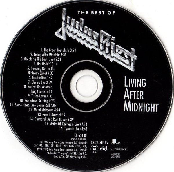 Judas Priest : Living After Midnight: The Best Of Judas Priest (CD, Comp, Pit)