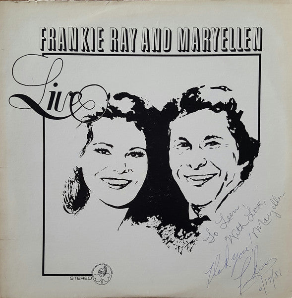 Frankie Ray And Maryellen : Frankie Ray And Maryellen Live! (LP, Album)