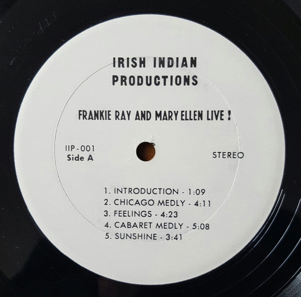 Frankie Ray And Maryellen : Frankie Ray And Maryellen Live! (LP, Album)