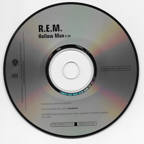 R.E.M. : Hollow Man (CD, Promo)