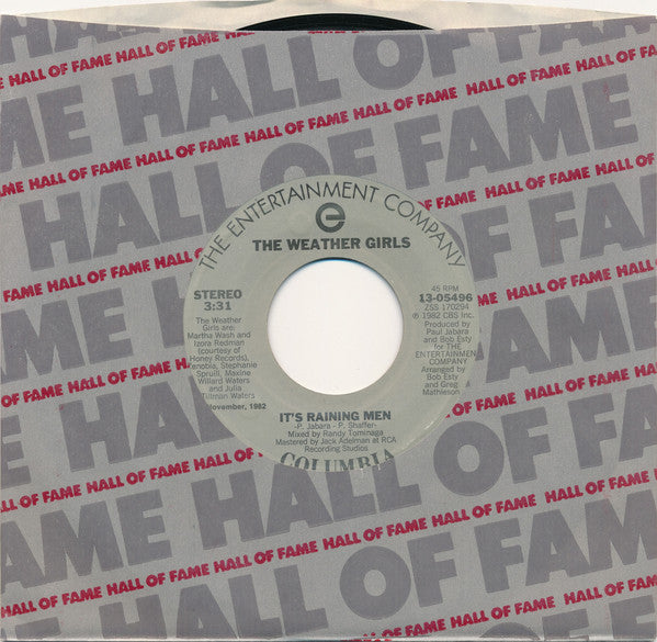 The Weather Girls : It's Raining Men (7", Single, RE, Pit)
