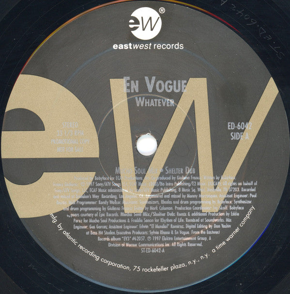En Vogue : Whatever (The Dance Remixes) (12", Promo)