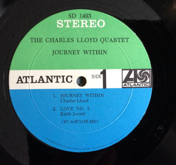 The Charles Lloyd Quartet : Journey Within (LP, Album, Mon)