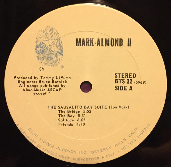 Mark-Almond : Mark-Almond II (LP, Album, RE, Ter)