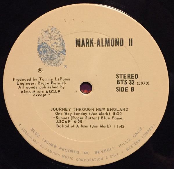 Mark-Almond : Mark-Almond II (LP, Album, RE, Ter)