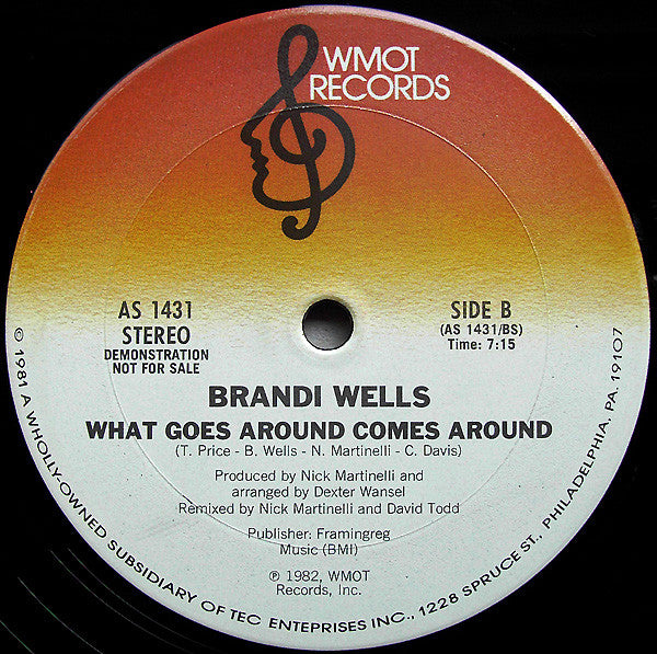 Brandi Wells : Fantasy (12", Promo)