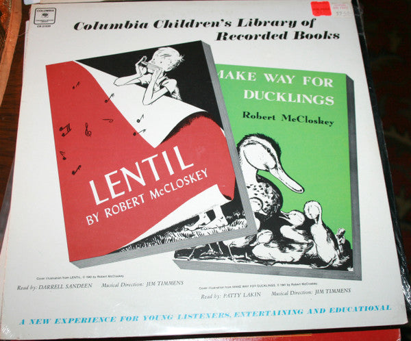 Robert McCloskey : Lentil / Make Way For Ducklings (LP)