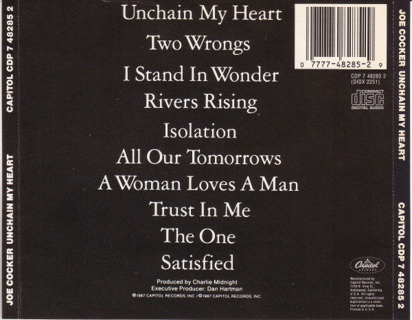 Joe Cocker : Unchain My Heart (CD, Album)